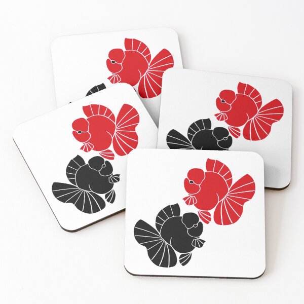 Item preview, Full Red Oranda and Full Black Oranda Logo 012122 designed and sold by Nosnah.