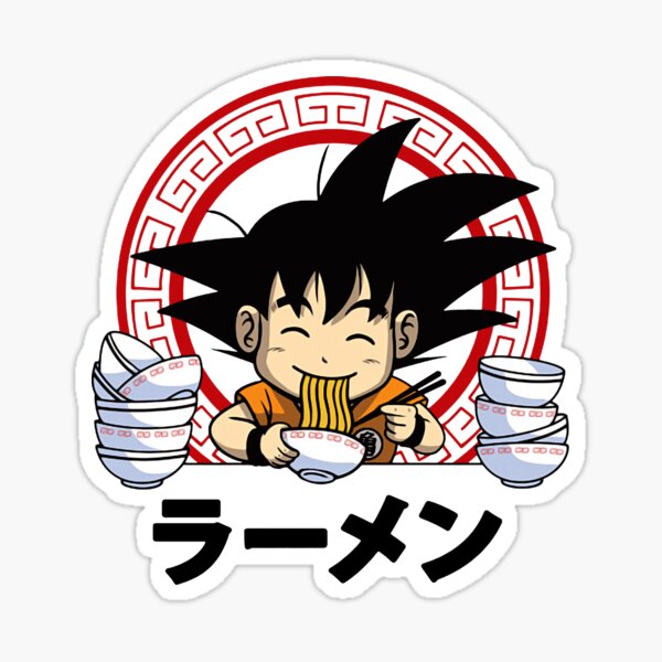 Vista previa del artículo con la obra « Ramen Goku Niño Lindo», diseñado y vendido por AlisonWalsh24.