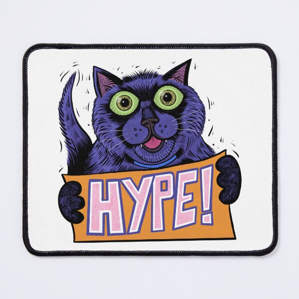 Item preview, Twitch Cat Hype Emote designed and sold by RGB-Ginger.