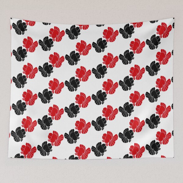Item preview, Full Red Oranda and Full Black Oranda Logo 012122 designed and sold by Nosnah.