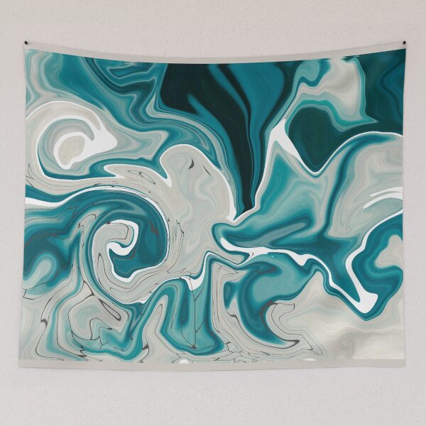 Item preview, Shades of Blue and Sand Beach designed and sold by slimbirdy.