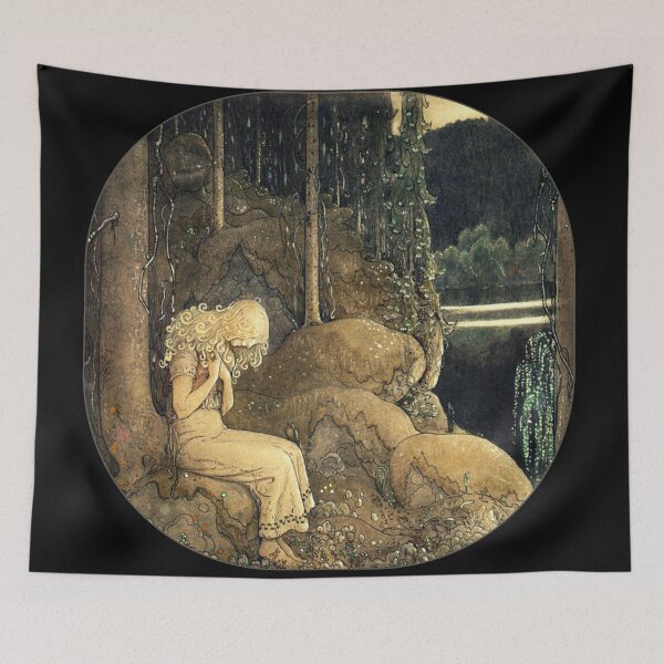 Artikelvorschau, Prinzessin im Wald - John Bauer 1907 entworfen und verkauft von RPGHaven.