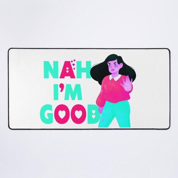 Item preview, Nah I'm Good funny valentines day shirt for singles  designed and sold by Goods-by-Jojo.