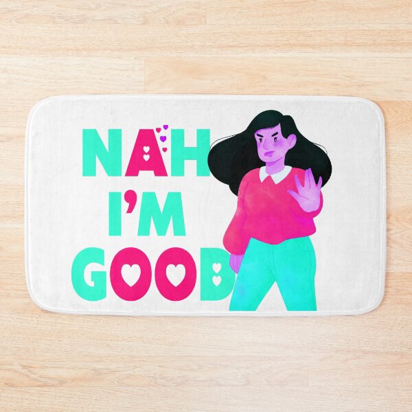 Item preview, Nah I'm Good funny valentines day shirt for singles  designed and sold by Goods-by-Jojo.