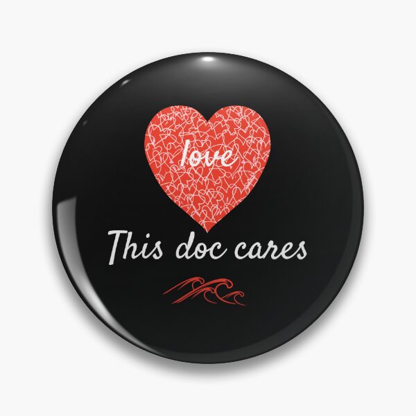 Item preview, This Doc cares -doctor t shirt,valentines day sticker designed and sold by medoutfits.