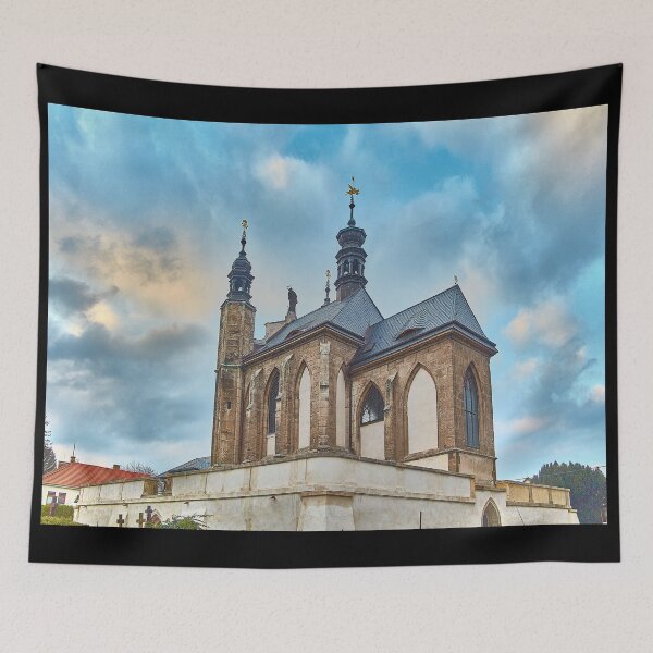 Item preview, Sedlec Ossuary Exterior Photo Art, Skull Bone Church designed and sold by Sedlec Ossuary Project.
