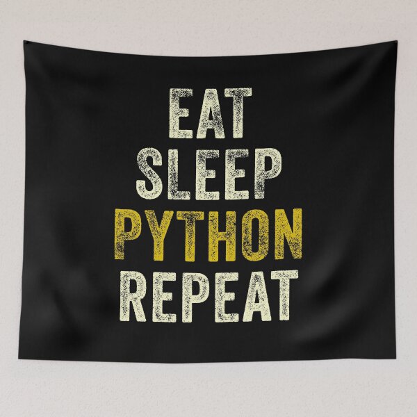Item preview, Eat Sleep Repeat Python Programming designed and sold by MadPanda.
