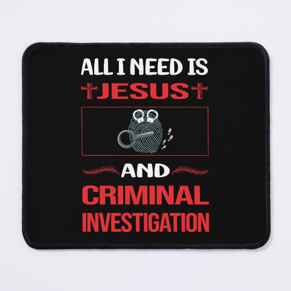 Item preview, Funny Jesus Criminal Investigation Criminology designed and sold by FifineCroteau.