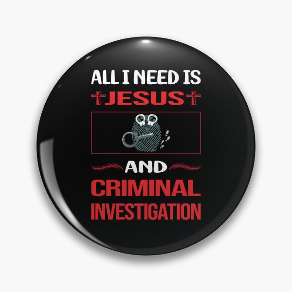Item preview, Funny Jesus Criminal Investigation Criminology designed and sold by FifineCroteau.