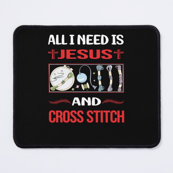 Item preview, Funny Jesus Cross Stitch Stitching designed and sold by FifineCroteau.