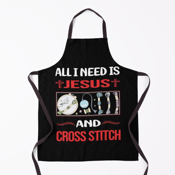 Item preview, Funny Jesus Cross Stitch Stitching designed and sold by FifineCroteau.
