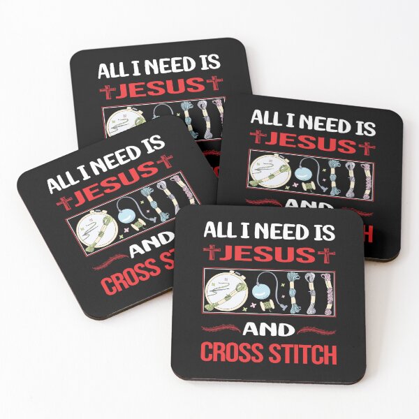 Item preview, Funny Jesus Cross Stitch Stitching designed and sold by FifineCroteau.