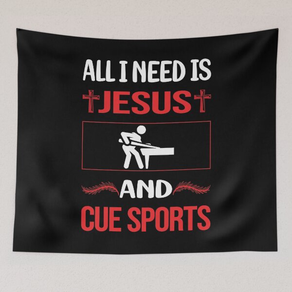 Item preview, Funny Jesus Cue Sports designed and sold by FifineCroteau.