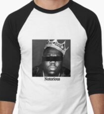 Camiseta ¾ bicolor para hombre Biggie Smalls Notorious