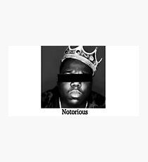 Lámina fotográfica Biggie Smalls Notorious
