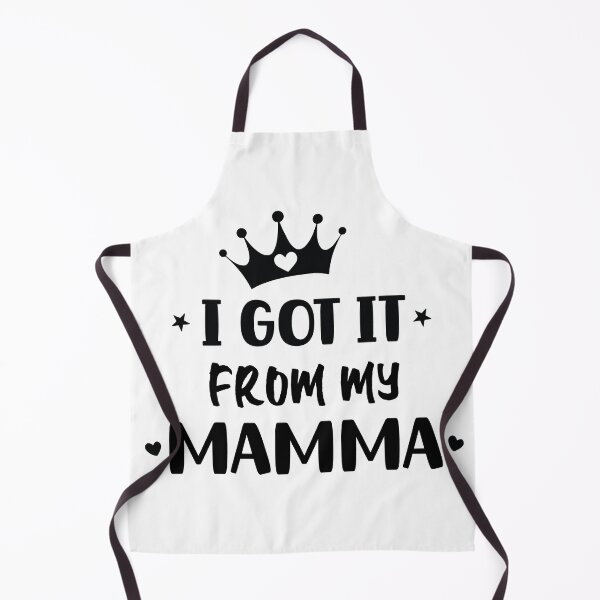 Item preview, I Got It From My Mama Black Text designed and sold by RaybenMedia.