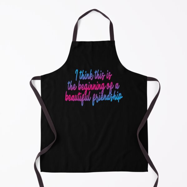Item preview, I think this is the beginning of a beautiful friendship (Quote about Love and Friendship • Blue Purple Pink Magenta Look) designed and sold by SassyClassyMe.