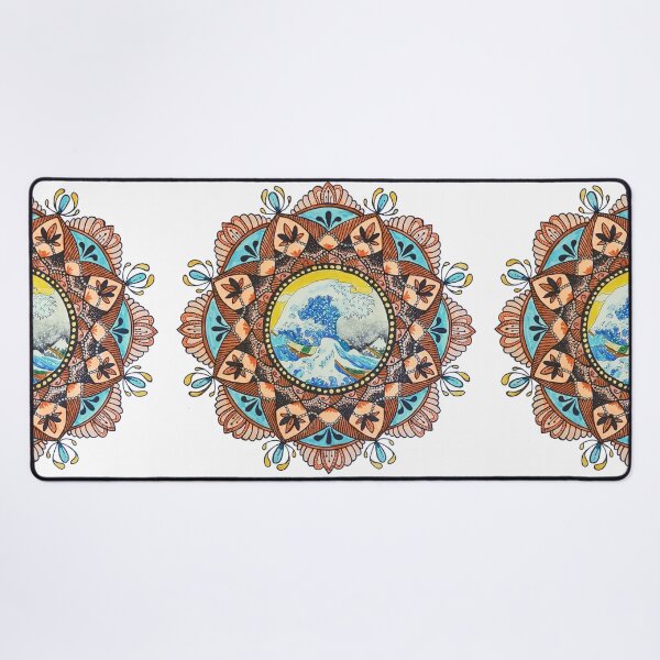 Item preview, great wave mandala designed and sold by Laura García Pérez.