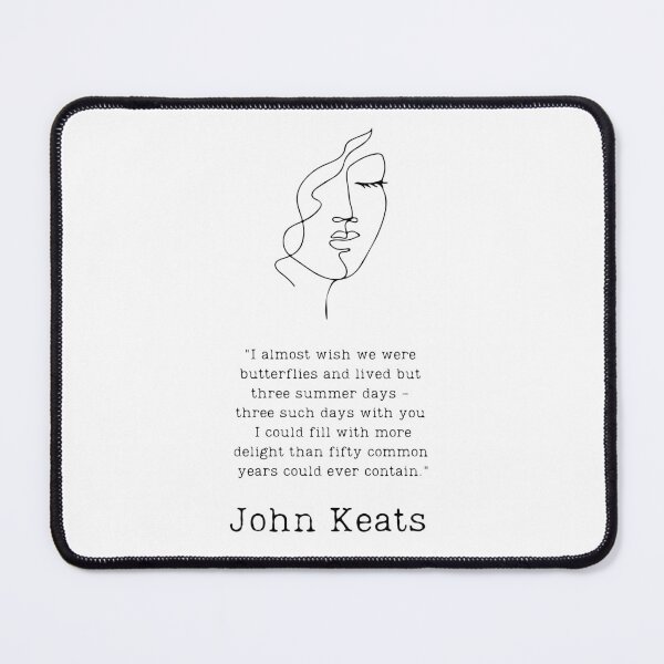 Item preview, "Butterflies" - John Keats designed and sold by BookberryGarden.