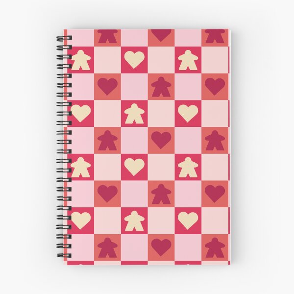 Item preview, Red Valentine Meeple Gingham Check | Game Night Picnic Checkerboard designed and sold by Zab Butler Design.
