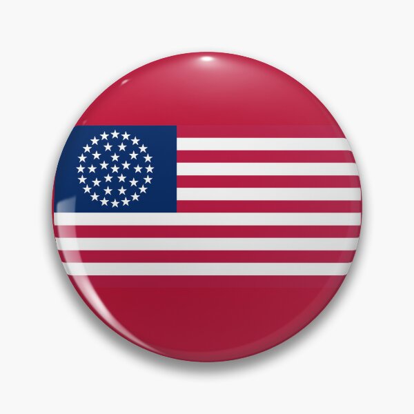 Item preview, 36 Star Wagon Wheel American Flag (Nevada Addition 1865-1867) designed and sold by Freihalt.