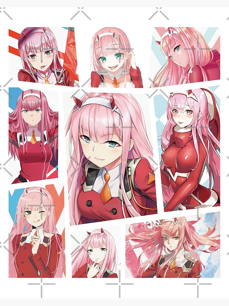 Zero Two 002 DARLING in the FRANXX Card Anime | Art Board Print