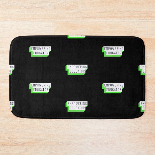 Item preview, Empowering Educator Lime Green Black Mininalist Teacher Museum Education designed and sold by InterpreTees.