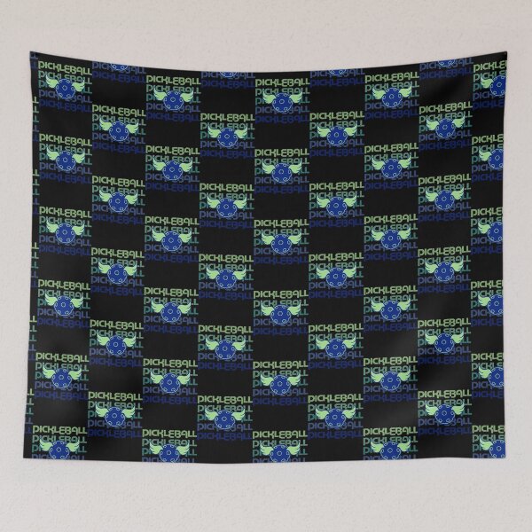 Item preview, Pickleball players lovers funny sport blue green designed and sold by AlinaOz.