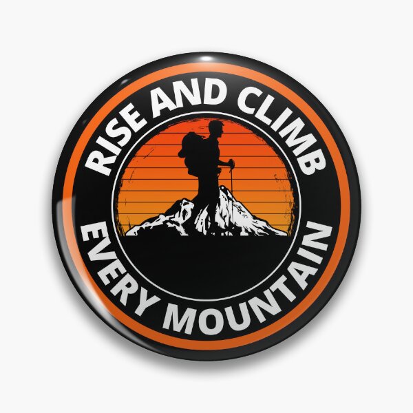Item preview, Rise And Climb Every Mountain Round Climbing designed and sold by RGRamsey.