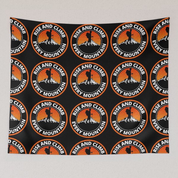 Item preview, Rise And Climb Every Mountain Round Climbing designed and sold by RGRamsey.