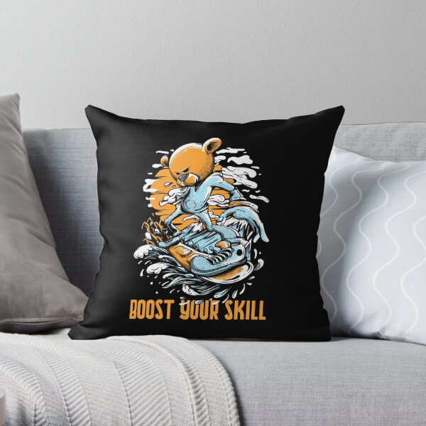 BOOST YOUR SKILL Throw Pillow
