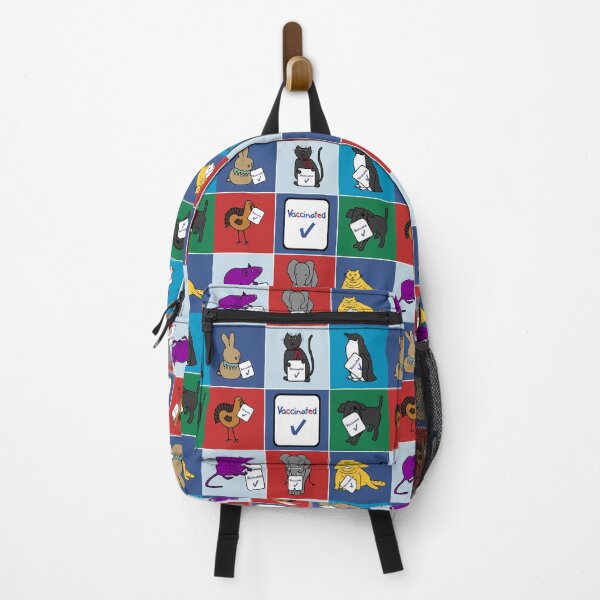 Item preview, Cute Animals with Vaccinated Signs designed and sold by ellenhenry.
