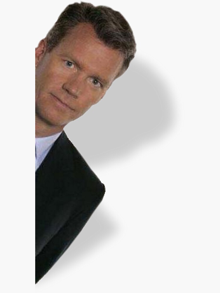 “Chris Hansen” Sticker for Sale by rado-merch | Redbubble