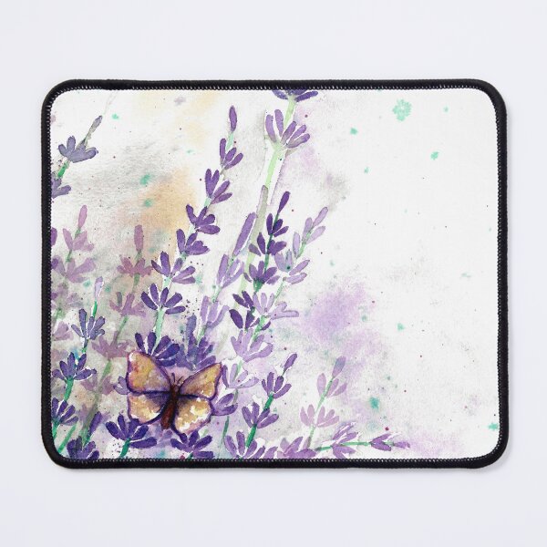 Item preview, Lavender field with butterfly designed and sold by Egle Kristensen.