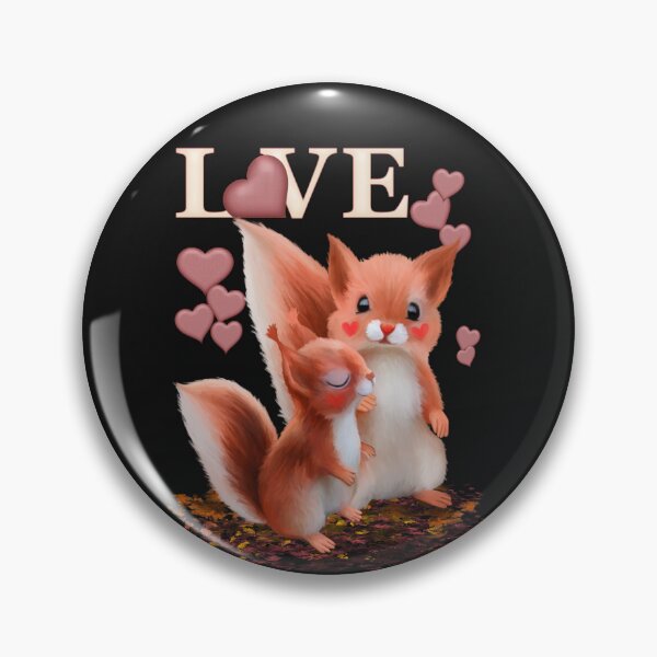 Item preview, Squirrels in Love designed and sold by LoneAngel.