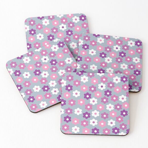 Item preview, Purple/Pink/White Flowers Pattern designed and sold by geraldineMS.