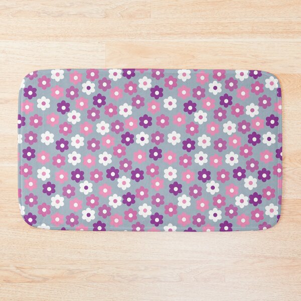 Item preview, Purple/Pink/White Flowers Pattern designed and sold by geraldineMS.