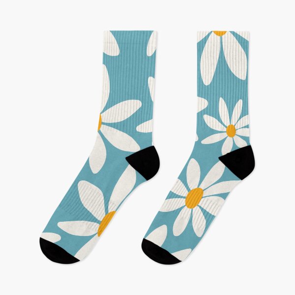 Item preview, Flower market, Sydney, Colorful retro print, Fun art, Cottagecore, Positive art, Abstract blue flowers designed and sold by KristinityArt.