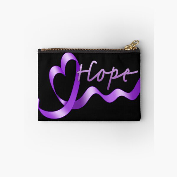 Item preview, Purple Awareness Heart Ribbon with Hope designed and sold by Alondra.