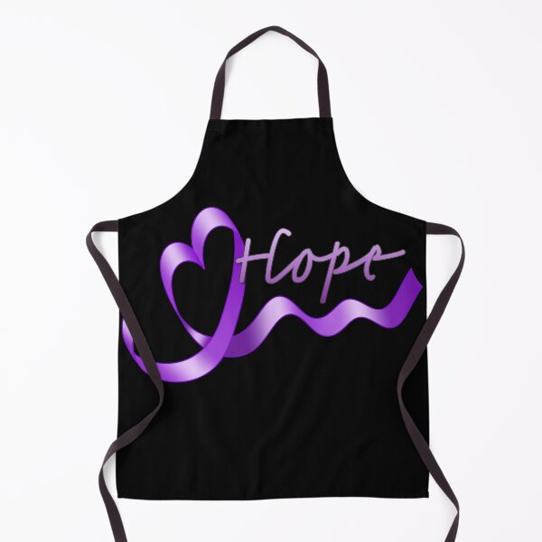 Item preview, Purple Awareness Heart Ribbon with Hope designed and sold by Alondra.