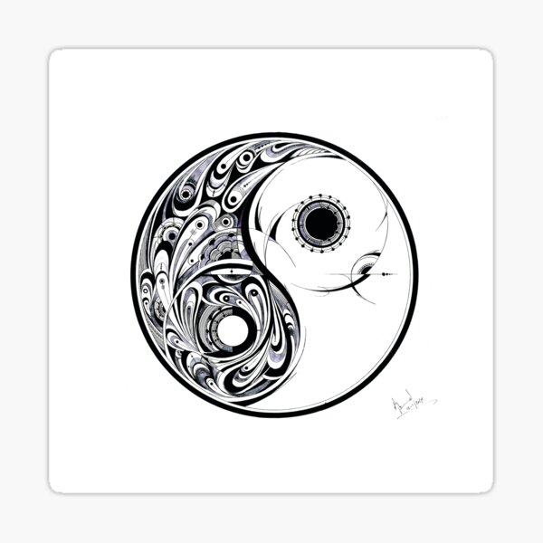 Yin-Yang Sticker