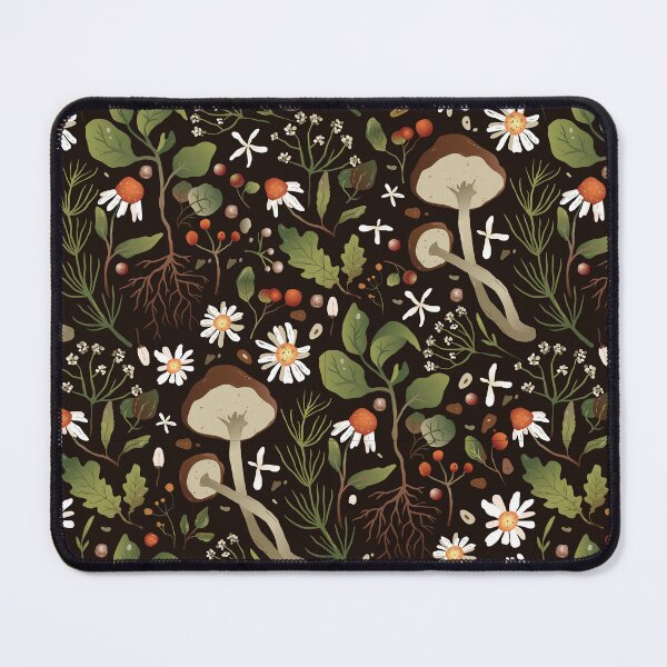 Item preview, Flowers Garden Mushroom Pattern Plants Lovers Tropical Floral Farmer Chef Kitchen Vegan Restaurants Stuff Clothes Aprons Sock designed and sold by NOorYES.