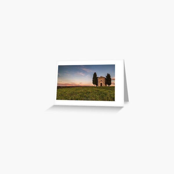 Cappella della Madonna di Vitaleta Greeting Card