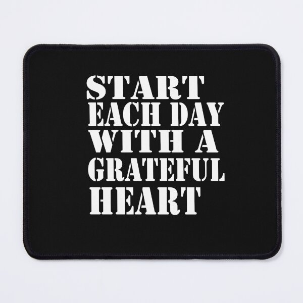 Item preview, Start Each Day With A Grateful Heart ;Cute Family Gift idea for Mom, Dad & Sibilings. designed and sold by AMERZAGUE DESIGN.