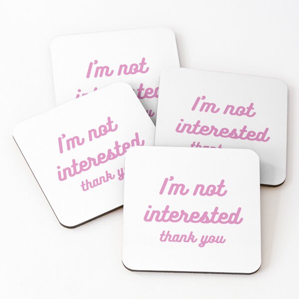 Item preview, I'm not interested thank you designed and sold by rare-colors.