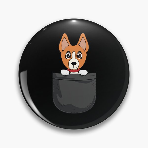 Item preview, Basenji In Pocket Dog Cute designed and sold by rafaeltto.