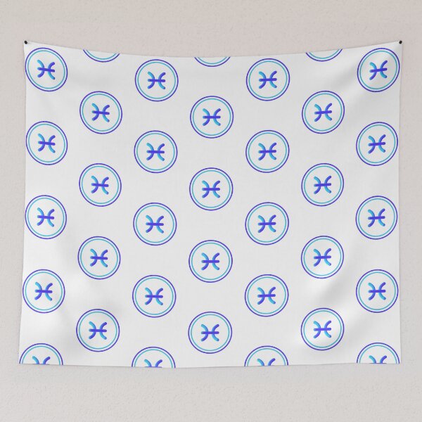 Item preview, PISCES ZODIAC SIGN ZODIAC SYMBOL ASTROLOGY SIGN designed and sold by samArtline.