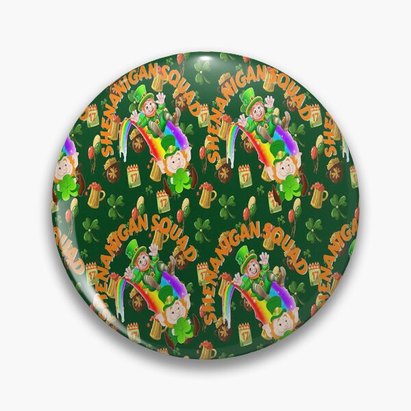 Item preview, Shenanigan Squad and Rainbow, Let The Shenanigans Begin, Lucky Shamrock Irish Culture, Shenanigans Squad   designed and sold by Adri Barnard.