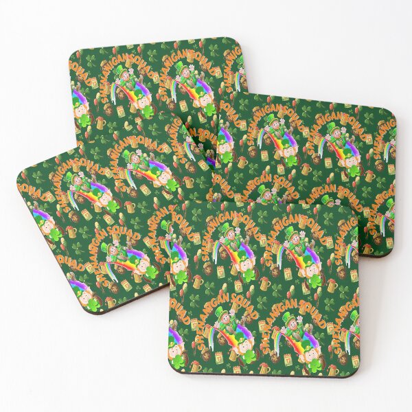 Item preview, Shenanigan Squad and Rainbow, Let The Shenanigans Begin, Lucky Shamrock Irish Culture, Shenanigans Squad   designed and sold by Adri Barnard.