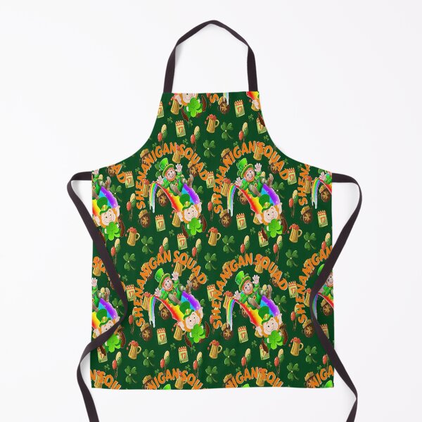 Item preview, Shenanigan Squad and Rainbow, Let The Shenanigans Begin, Lucky Shamrock Irish Culture, Shenanigans Squad designed and sold by Adri Barnard.